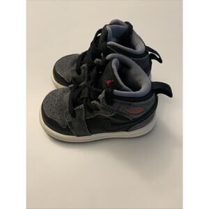 Nike Air Jordan 1 Mid TD Shadow 640735-096 Toddler 3.5C Sneakers